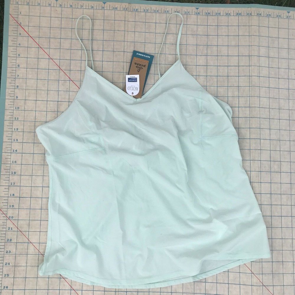 Prana Arctic Air Tank Womens Size XL Icy Green